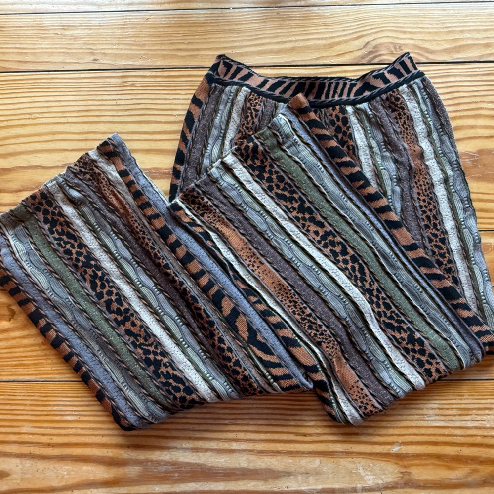 Cecilia Prado Mixed Animal Print knit pants